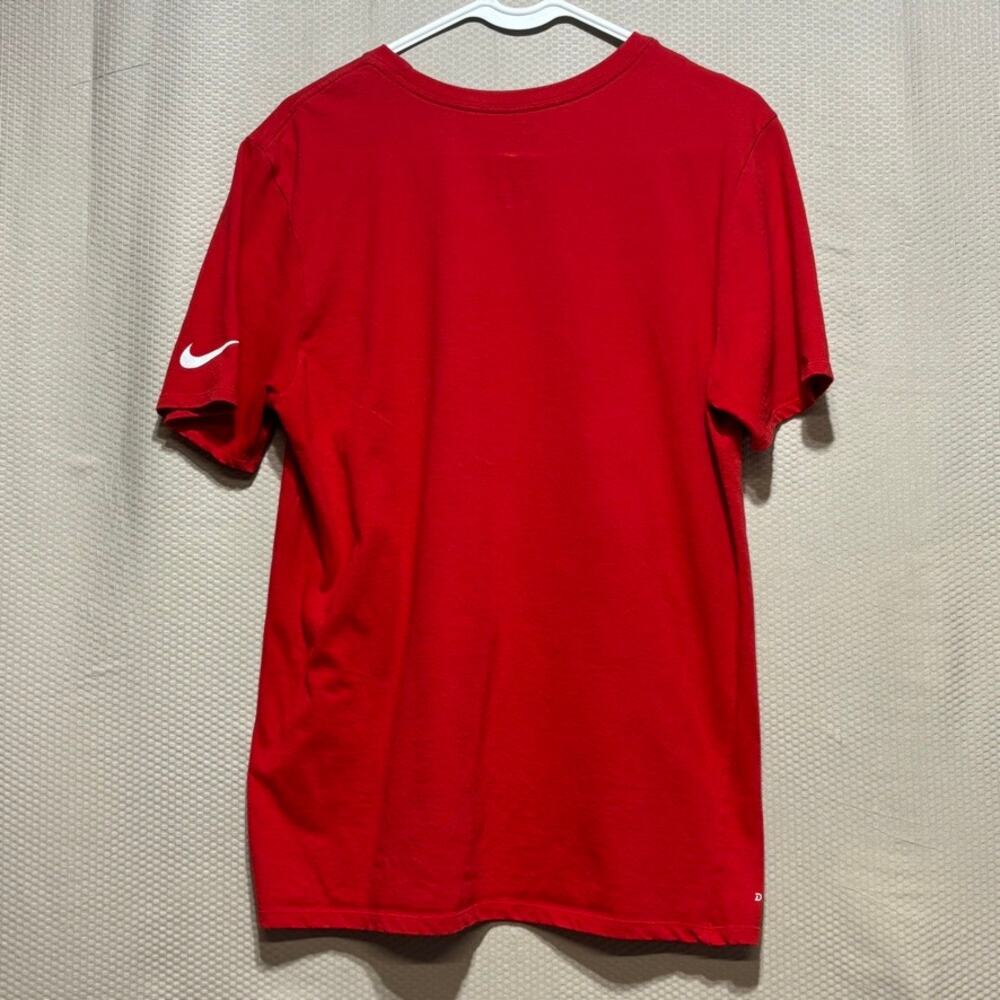 Nike Dri-FIT Kansas City Chiefs Shirt Mens Large L Red Geometric Football Tee - Picture 8 of 8